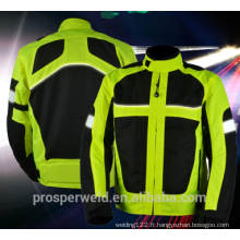 Haute visibilité Qualité Conducteur de moto Veste de vêtements de protection réfléchissante avec EN20471 et norme CE